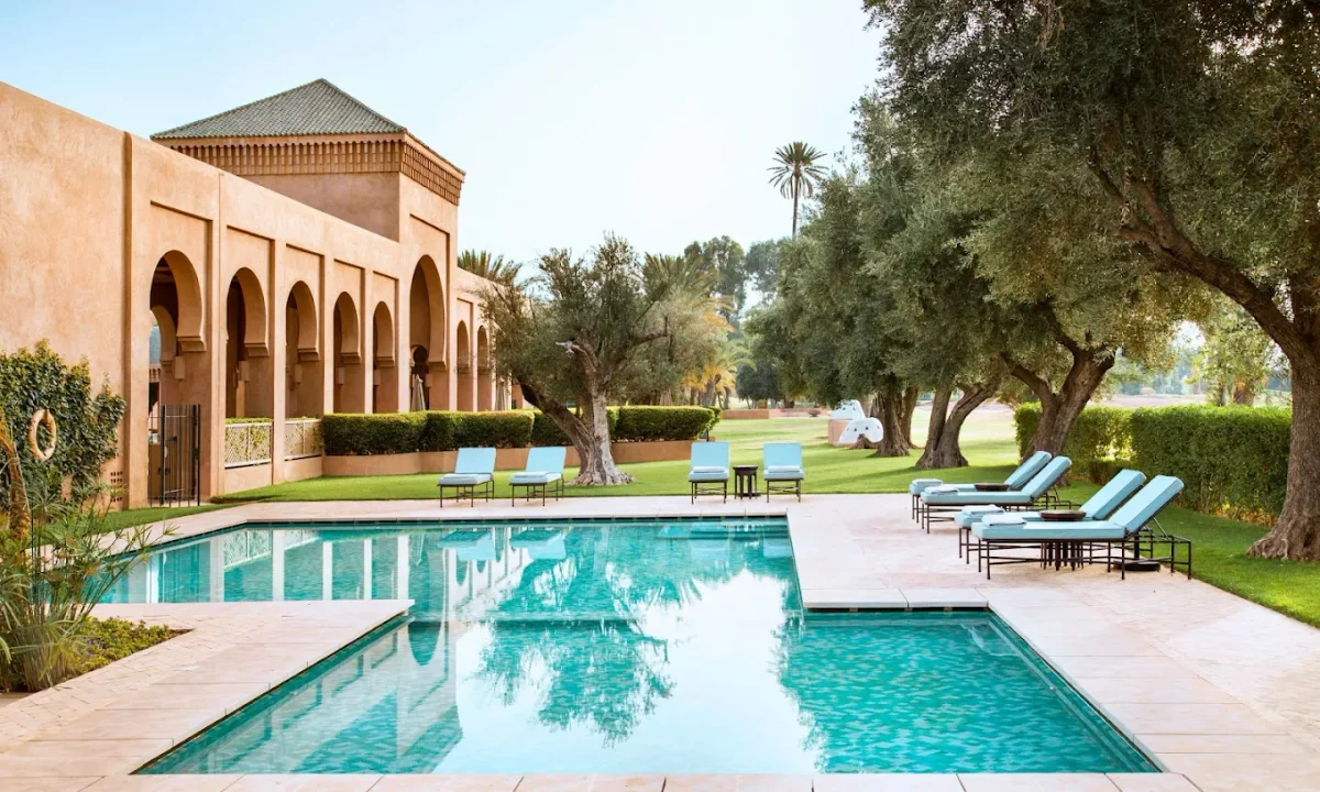 Amanjena — Exterior view, Marrakech