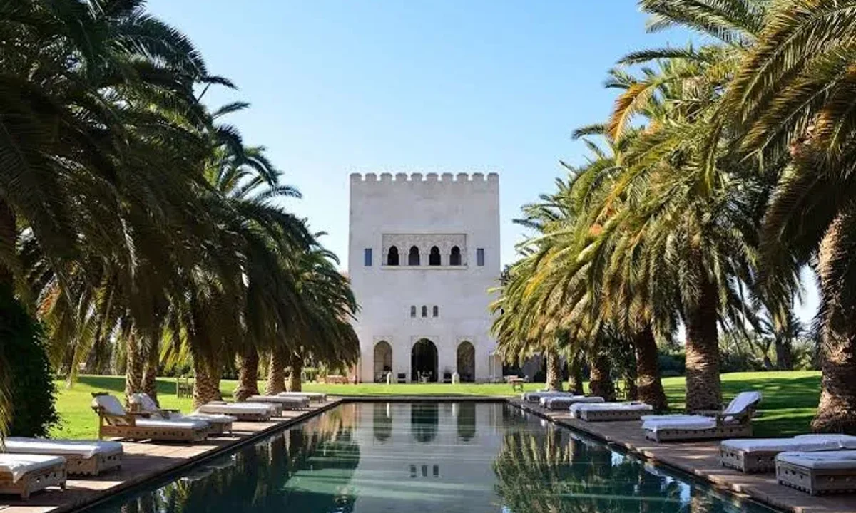 Ksar Char-Bagh — Exterior view, Marrakech